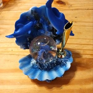 ♥️♥️♥️ Dolphins shell pen holder
